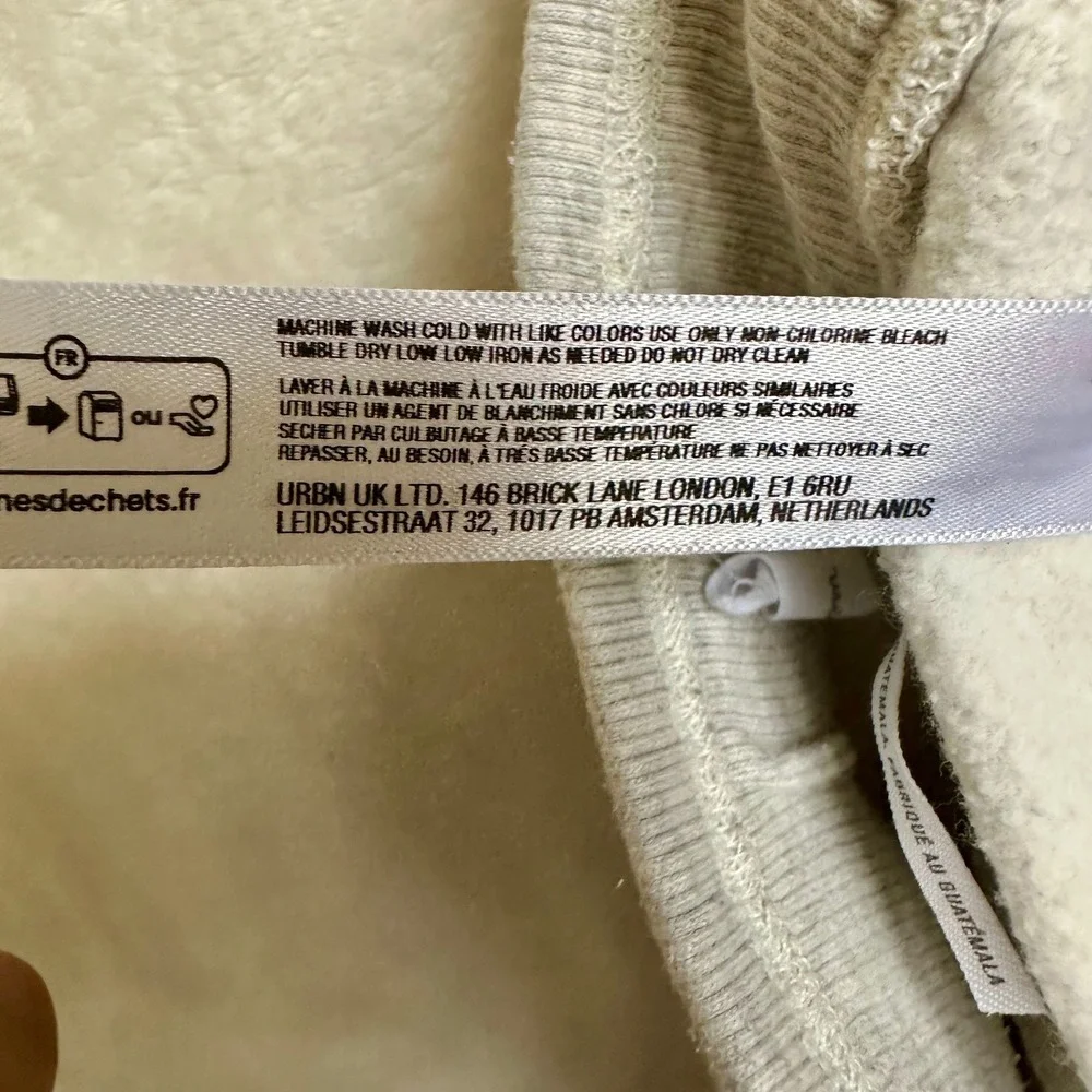 Out From Under Urban Outfitters Fleece Shorts Oatmeal Pull On High Rise XS